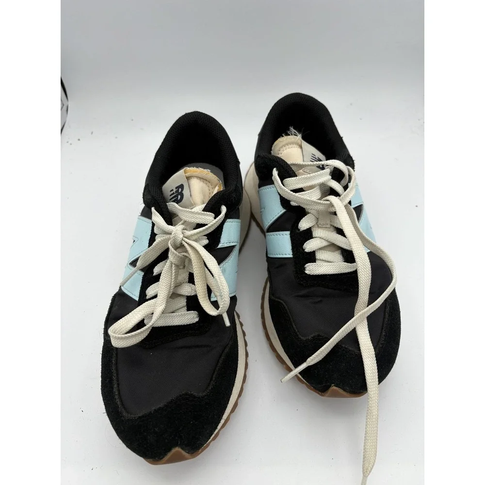 New Balance 237 Shoes Womens‎ Size 8.5 Black Suede Gum Sole Sneakers WV237YG1